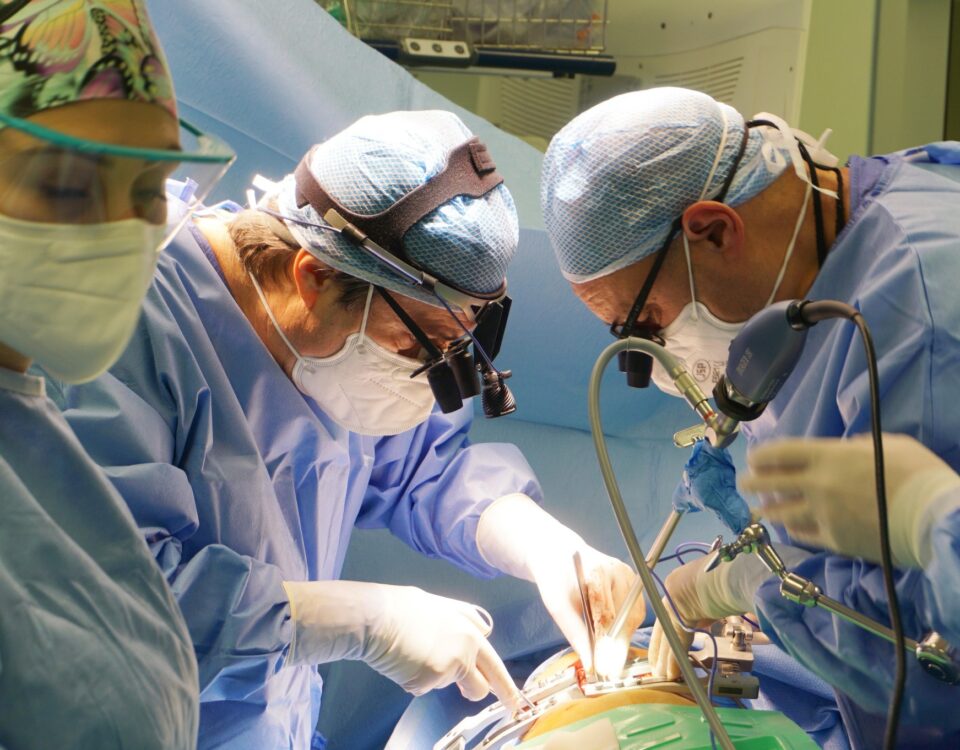 Un'immagine dell'operazione